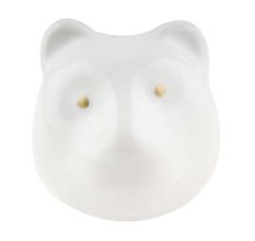White Panda Head Pattern Cabinet Knobs